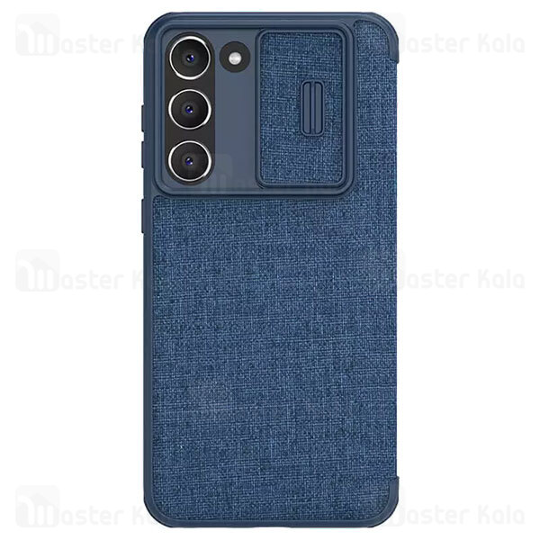 کیف چرمی نیلکین Samsung S23 Plus Nillkin Qin Pro Leather Case دارای محافظ دوربین